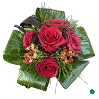 Bouquet de 5 rosas vermelhas 