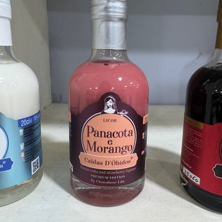 Licor Panacota e Morango 