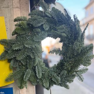 Coroa de Natal pequena simples 