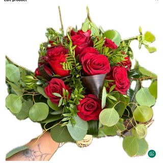 Bouquet de 10 rosas vermelhas 