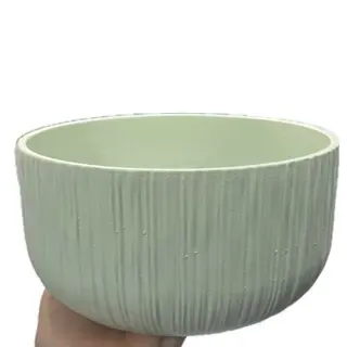 Taça decorativa verde água 