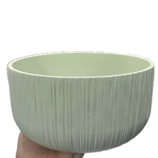 Taça decorativa verde água 