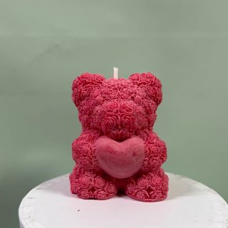 Vela perfumada em formato de urso