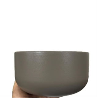 Taça decorativa castanha 