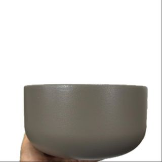 Taça decorativa castanha 