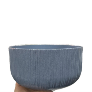 Taça decorativa azul 