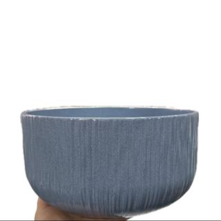 Taça decorativa azul 