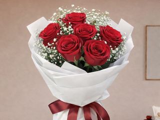 Ramo de 5 Rosas Vermelhas