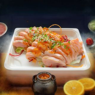 U34a-Sashimi Salmão braseado