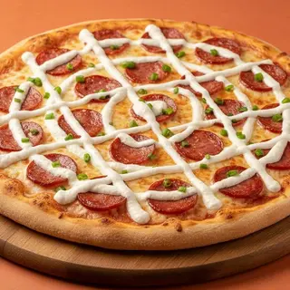 Pizza Calabresa com Catupiry