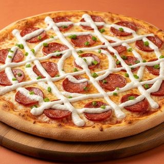 Pizza Calabresa com Catupiry