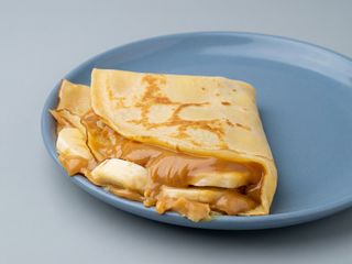 Crepe de Doce de Leite com Banana 