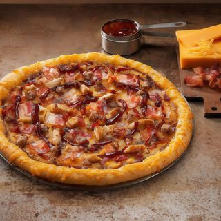 PIZZA DE BACON CRISPY