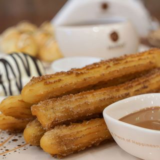 Churros com Doce de Leite