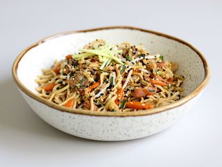 Chop Suey com Camarão (Wok)