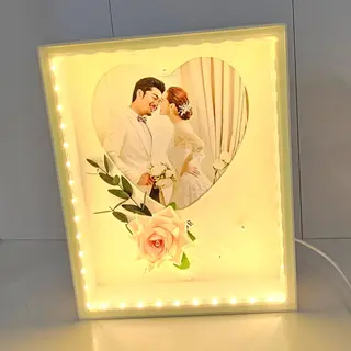 Porta foto com Led