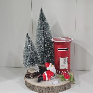 Marco de correio com Pai Natal