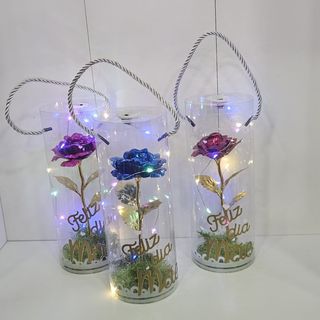 Rosa com LED