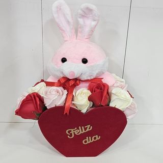 Coração com coelhinho