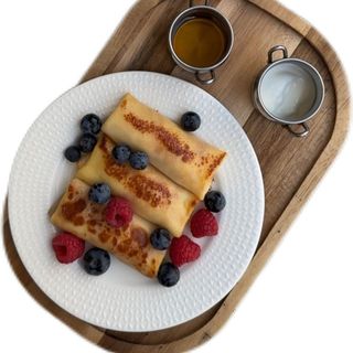 Crêpes com Requeijão | sem glúten e sem lactose