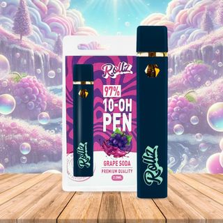 Vape de 10-OH, 97%, Uva, Caneta Descartável Rollz 2ml