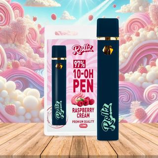 Vape de 10-OH, 97%, Framboesa, Caneta Descartável Rollz 2ml