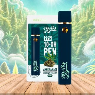 Vape de 10-OH, 97%, Amnesia Haze, Caneta Descartável Rollz 2ml
