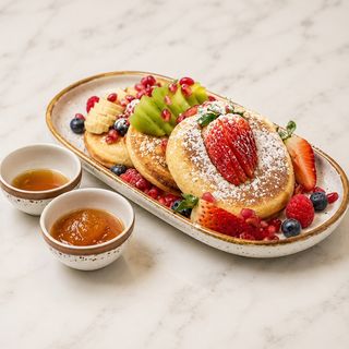 Panquecas Frutas da Época