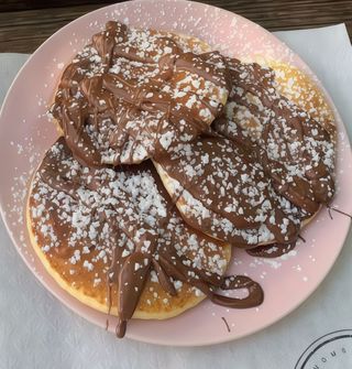 Panquecas com Nutella