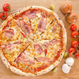Pizza de Bacon