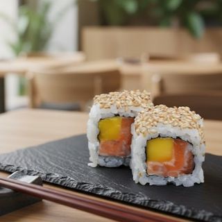 Uramaki Salmão Manga (8 Peças)