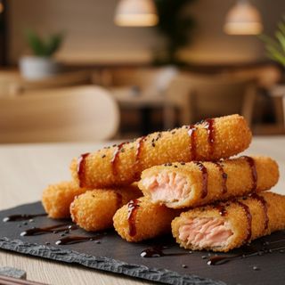 Tempura Salmão (4 Peças)