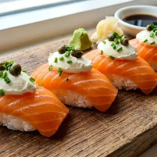 Nigiri Salmão Philadelphia (4 Peças)