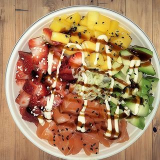 Salmon Philadelphia Poke