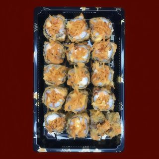 59) Hot de salmão e camarão (16 pçs)