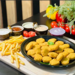 Nuggets de Frango 8 Unidades com Fritas