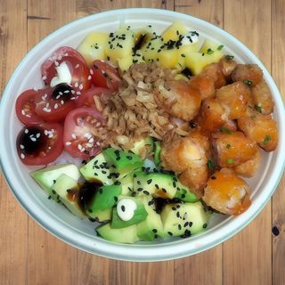 Poke Tempurá de Camarão