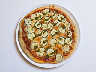 Pizza Courgette Pesto