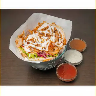 Doner Kebab com Bebida