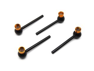 Glass Pipe Preto C/Dourado