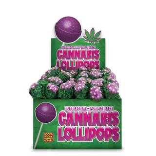 Chupas de Cannabis Bublegum x Purple Haze