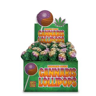 Chupas de Cannabis Purple Haze x Tangerine Dream (Lollipops)