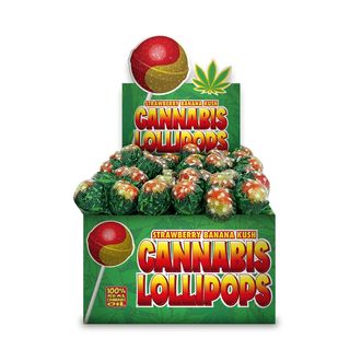 Chupas de Cannabis Strawberry banana Kush