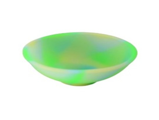 Sopeira Silicone Multicor Verde c/Amarelo