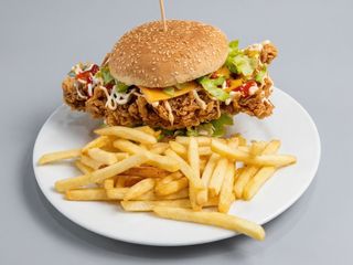 Hambúrguer Zinger menu set 