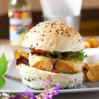 No Chicken Burger - Vegan