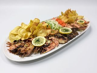 Espetada de Camarão com Lula