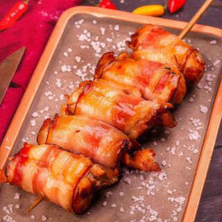 Espetinho de Frango com Bacon