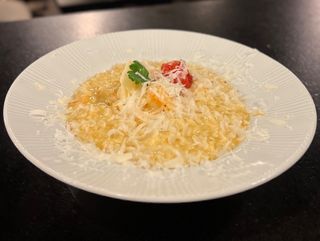 Risotto camarão