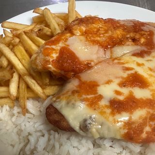 Bife Parmegiana frango